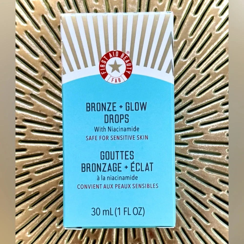 FIRST AID BEAUTY || Bronze + Glow Drops with Niacinamide ✨NEW IN BOX✨